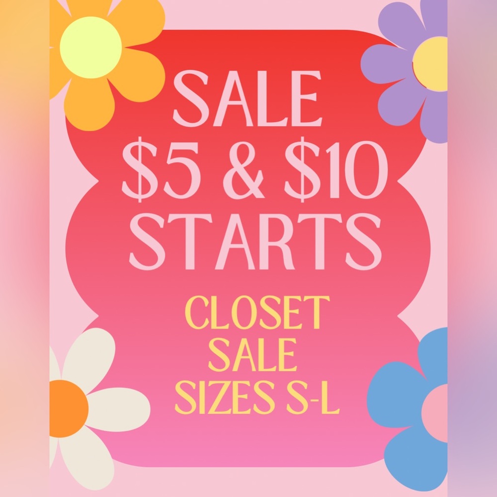 Closet Sale